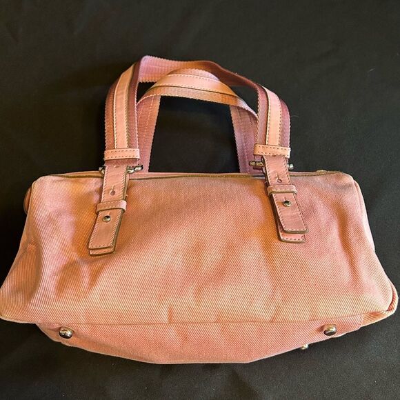 Yves Saint Laurent Light Pink Canvas Shoulder Bag Great Condition - Picture 8 of 10